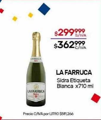 Nini Mayorista La farruca sidra etiqueta blanca oferta