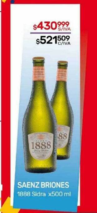 Nini Mayorista Saenz briones 1888 sidra oferta