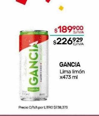 Nini Mayorista Gancia lima limón oferta