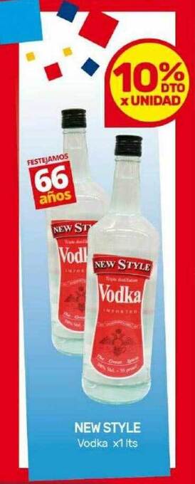Nini Mayorista New style vodka oferta