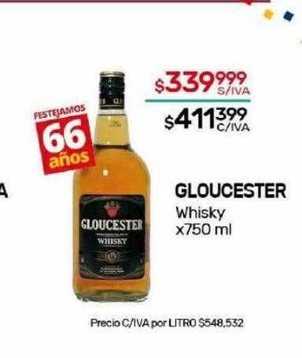 Nini Mayorista Gloucester whisky oferta