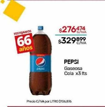 Nini Mayorista Pepsi gaseosa cola oferta