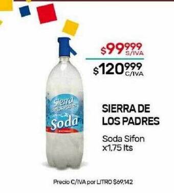 Nini Mayorista Sierra de los padres soda sifón oferta