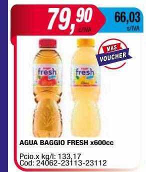 Maxiconsumo Agua baggio fresh oferta
