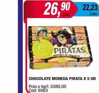 Maxiconsumo Chocolate moneda pirata oferta