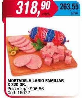 Maxiconsumo Mortadela lario familiar oferta