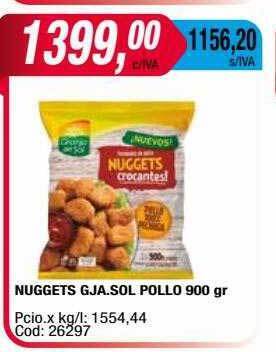 Maxiconsumo Nuggets gja sol pollo oferta