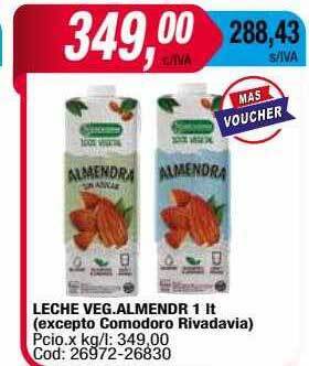Maxiconsumo Leche veg. almendr oferta