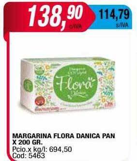 Maxiconsumo Margarina flora danica pan oferta