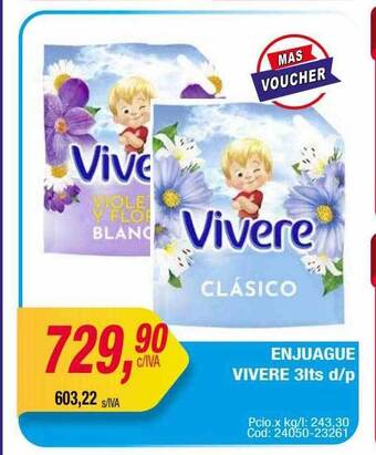 Maxiconsumo Enjuague vivere oferta
