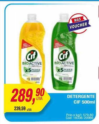 Maxiconsumo Detergente cif oferta