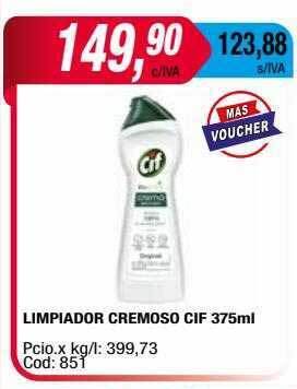 Maxiconsumo Limpiador cremoso cif oferta