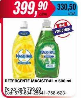 Maxiconsumo Detergente magistral oferta