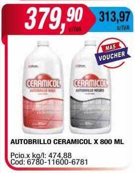 Maxiconsumo Autobrillo ceramicol oferta