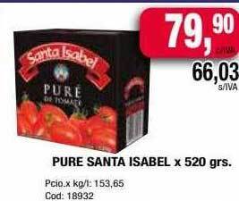 Maxiconsumo Pure santa isabel oferta