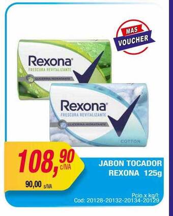Maxiconsumo Jabon tocador rexona oferta