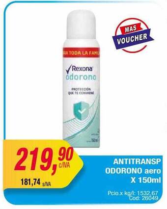 Maxiconsumo Antitransp odorono aero oferta
