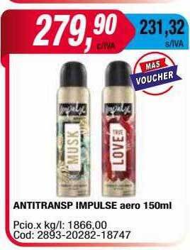 Maxiconsumo Antitransp impulse aero oferta