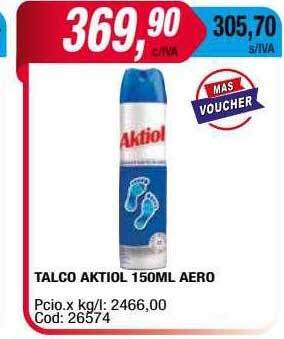 Maxiconsumo Talco aktiol aero oferta