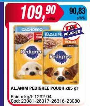 Maxiconsumo Al. anim pedigree pouch oferta