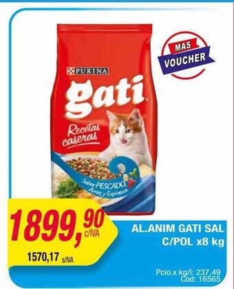 Maxiconsumo Al. anim gati sal c pol oferta