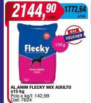 Maxiconsumo Al. anim flecky mix adulto oferta