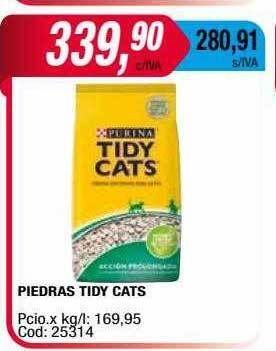 Maxiconsumo Piedras tidy cats oferta