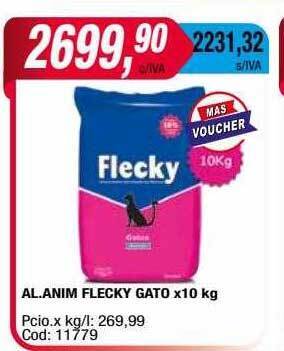 Maxiconsumo Al. anim flecky gato oferta