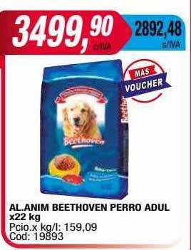 Maxiconsumo Al anim beethoven perro adul oferta