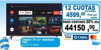 Maxiconsumo Smart tv 32 oferta
