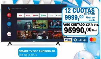 Maxiconsumo Smart tv 50 oferta