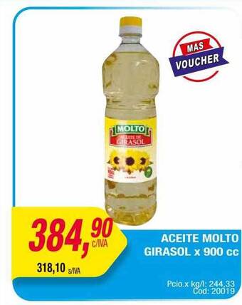 Maxiconsumo Aceite molto girasol oferta