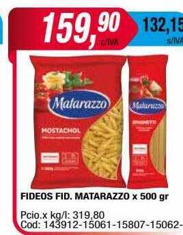Maxiconsumo Fideos fid. matarazzo oferta