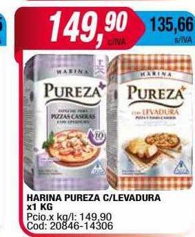 Maxiconsumo Harina pureza c levadura oferta
