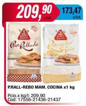 Maxiconsumo P. rall-rebo mam. cocina oferta