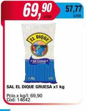 Maxiconsumo Sal el dique gruesa oferta