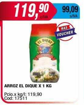 Maxiconsumo Arroz el dique oferta