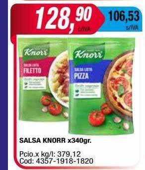 Maxiconsumo Salsa knorr oferta