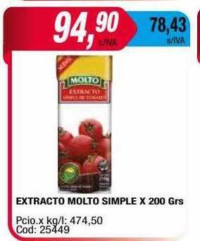 Maxiconsumo Extracto molto simple oferta