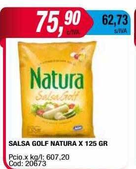 Maxiconsumo Salsa golf natura oferta