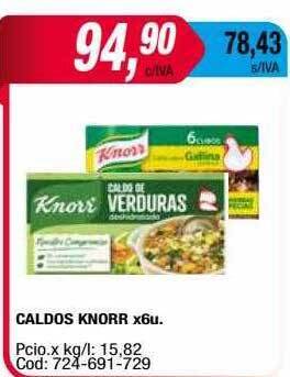 Maxiconsumo Caldos knorr oferta