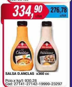 Maxiconsumo Salsa d. anclas oferta