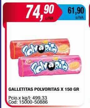 Maxiconsumo Galletitas polvoritas oferta