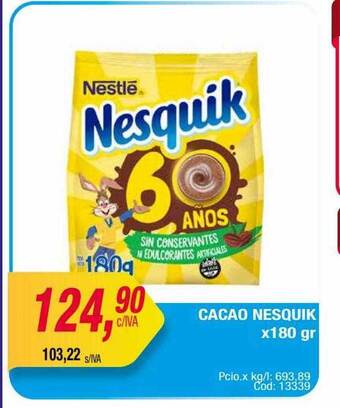 Maxiconsumo Cacao nesquik oferta