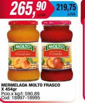 Maxiconsumo Mermelada molto frasco oferta