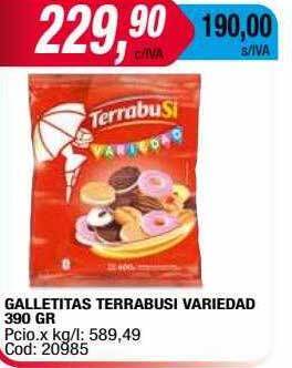 Maxiconsumo Galletitas terrabusi variedad oferta