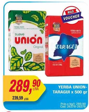 Maxiconsumo Yerba union-taragui oferta