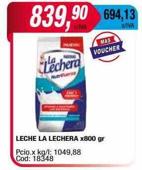 Maxiconsumo Leche la lechera oferta