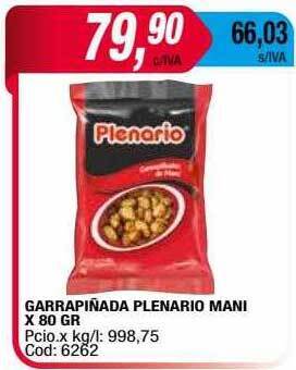 Maxiconsumo Garrapiñada plenario mani oferta