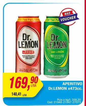 Maxiconsumo Aperitivo dr. lemon oferta